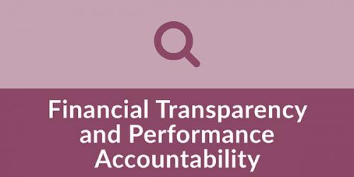 Financial Transparency and Performance Accountability
