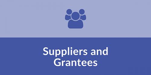 Suppliers and Grantees